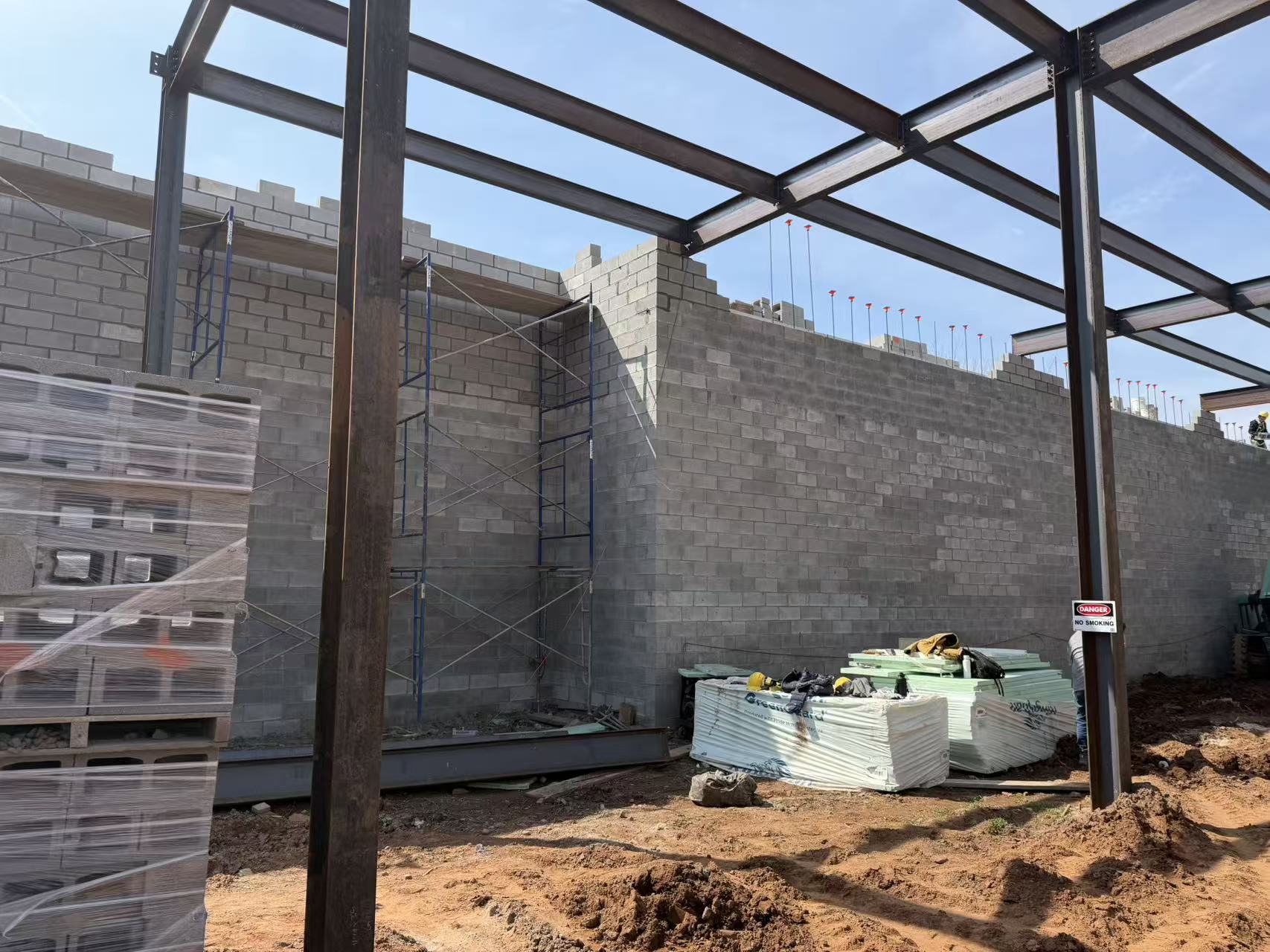 Multi-Floor Steel Frame